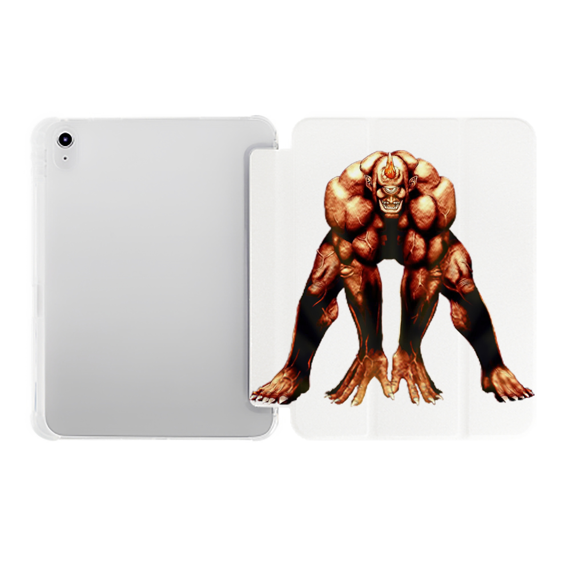 （画像用） 遊☆戯☆王 Yu-Gi-Oh! IPad ケース ペン収納付き 三つ折りスタンド PUレザー×シリコン 対応機種9.5/10.5/10.9インチ